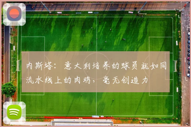 内斯塔:意大利培养的球员就如同流水线上的肉鸡,毫无创造力